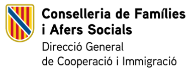 Logo Direcció General de Cooperació i Immigració